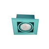 LAMPA PODTYNKOWA BLOCCO TURKUS 1x7W GU10 LED