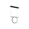LAMPA WISZĄCA LOOP BLACK 20W LED