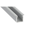 PROFIL ALUMINOWY SRESBRNY TYP G 2m + KLOSZ MLECZNY