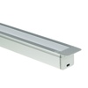 PROFIL ALUMINOWY SRESBRNY TYP G 2m + KLOSZ MLECZNY