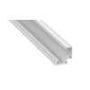 PROFIL ALUMINIOWY NAROŻNY BIAŁY TYP C 1m + KLOSZ MLECZNY (C CZARNY-1M)