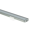 PROFIL ALUMINOWY SREBRNY TYP D 1m + KLOSZ MLECZNY (D SREB -1M)