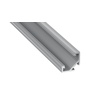 PROFIL ALUMINIOWY NAROŻNY SREBRNY TYP C 1m + KLOSZ MLECZNY (C SREB-1M)