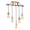 FSC 100% Lampa Wisząca JACK 5xE27