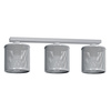 Lampa sufitowa LOUISE GREY 3xE27