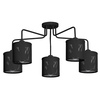 Lampa Sufitowa LOUISE BLACK 5xE27