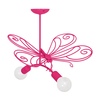 Żyrandol MOTYL 2 DARK PINK 2xE27