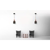 Lampa Wisząca ARES BLACK 1xE27