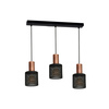 Lampa Wisząca ARES BLACK 3xE27