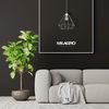 Lampa wisząca ALMA WHITE 1xE27