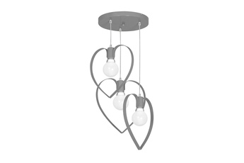 Lampa sufitowa AMORE GREY 3xE27
