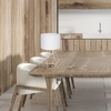 Lampa stołowa ALMA WHITE 1xE27