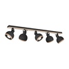Lampa sufitowa OVAL BLACK 5xE27
