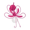 Kinkiet PAŹ DARK PINK 1xE27