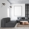 Kinkiet OVAL BLACK 1xE27