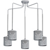 Lampa wisząca LOUISE GREY 5xE27