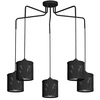 Lampa Wisząca LOUISE BLACK 5xE27