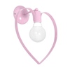 Kinkiet AMORE PINK 1xE27