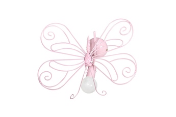 Kinkiet MOTYL 2 PINK 1xE27
