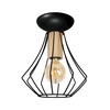 Lampa sufitowa WILL BLACK 1xE27