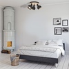 Lampa sufitowa OVAL BLACK 3xE27