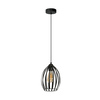 Lampa Wisząca RUSSEL BLACK 1xE27