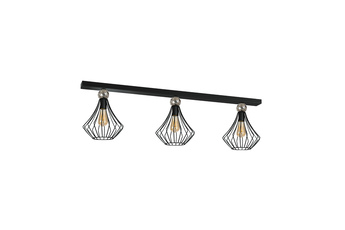 Lampa sufitowa JEWEL BLACK 3x27