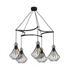 Lampa wisząca JEWEL BLACK 5xE27
