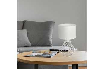 Lampka stołowa JEWEL WHITE 1xE27