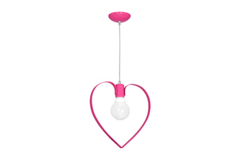 Lampa wisząca AMORE DARK PINK 1xE27