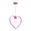 Lampa wisząca AMORE DARK PINK 1xE27