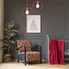 Lampa wisząca AMORE DARK PINK 1xE27