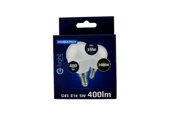 ŻARÓWKA LED 5W E14 Dwu-pak. Barwa: CIEPŁA