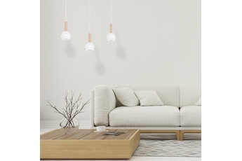 Lampa wisząca BOLLE WHITE 3xGU10