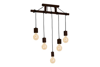 Lampa Wisząca JACK 5xE27 Orzech