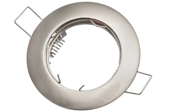 ZESTAW Oczko sufitowe CAST BASIC Chrom mat + ŻARÓWKA 1,5W GU10 + GNIAZDO