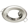 ZESTAW Oczko sufitowe BASIC Chrom mat + ŻARÓWKA 1,5W GU10 + GNIAZDO