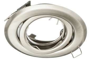 ZESTAW Oczko sufitowe BASIC MOTION Chrom mat + ŻARÓWKA 1,5W GU10 + GNIAZDO