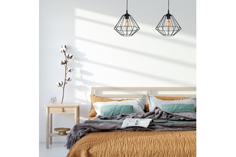 Lampa wisząca COLIN BLACK 1xE27