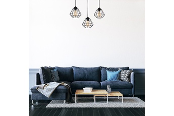 Lampa wisząca COLIN BLACK 3xE27
