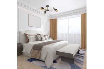 Lampa sufitowa WILSON BLACK 3xGU10