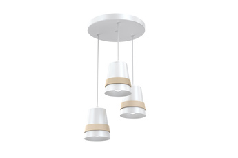 Lampa wisząca VENEZIA WHITE 3xE27