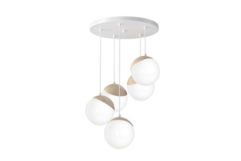 Lampa wisząca SFERA WOOD 5xE14