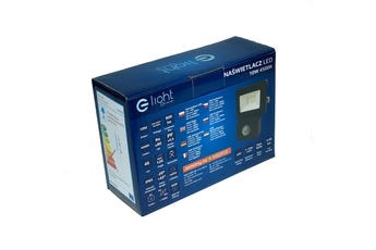 NAŚWIETLACZ LED 10W. BARWA: 4500K. PIR
