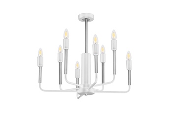 Żyrandol REX WHITE 8xE14