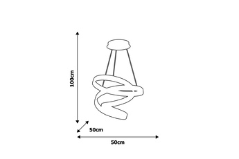 Lampa wisząca ANDROMEDA 45W LED