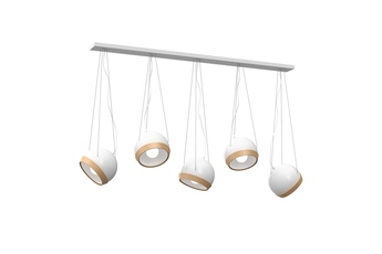 Lampa wisząca OVAL WHITE 5xE27