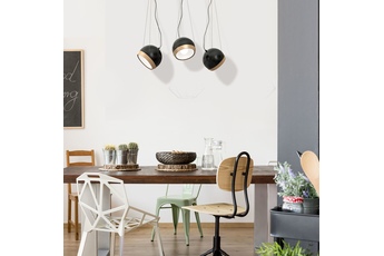 Lampa wisząca OVAL BLACK 3xE27