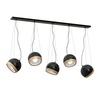 Lampa wisząca OVAL BLACK 5xE27
