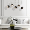 Lampa wisząca OVAL BLACK 5xE27